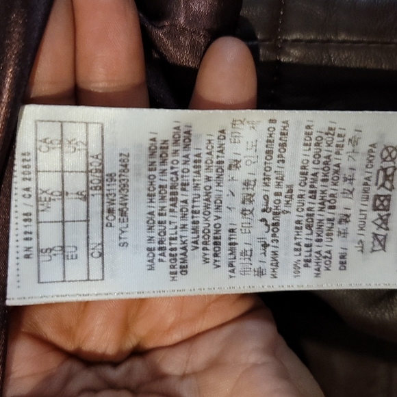 GUESS Marciano genuine soft leather burgundy size 10 - Picture 5 of 8